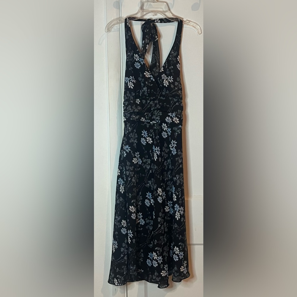 Vintage Speechless floral halter dress